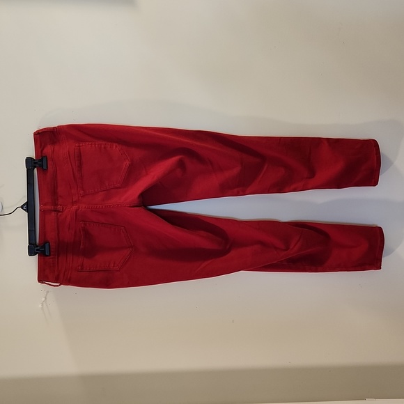 Maurices~ Denim Flex Rich Red Color Jegging Size S/M - Picture 5 of 7